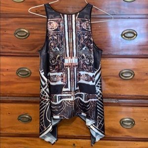 Clover Canyon Black/Gold Top